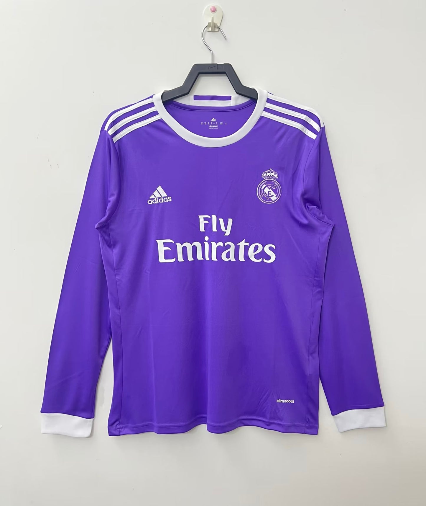 Real Madrid 16-17 Away Long Sleeve Retro Jersey