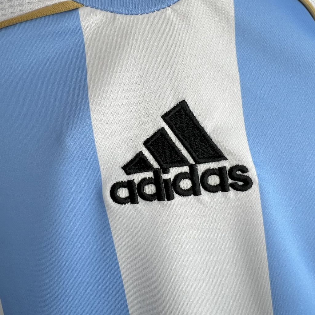 Argentina 2006 Home Long Sleeve Retro Jersey