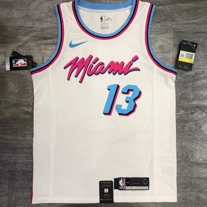 Miami Heat City Edition "Vice" White Swingman Jersey