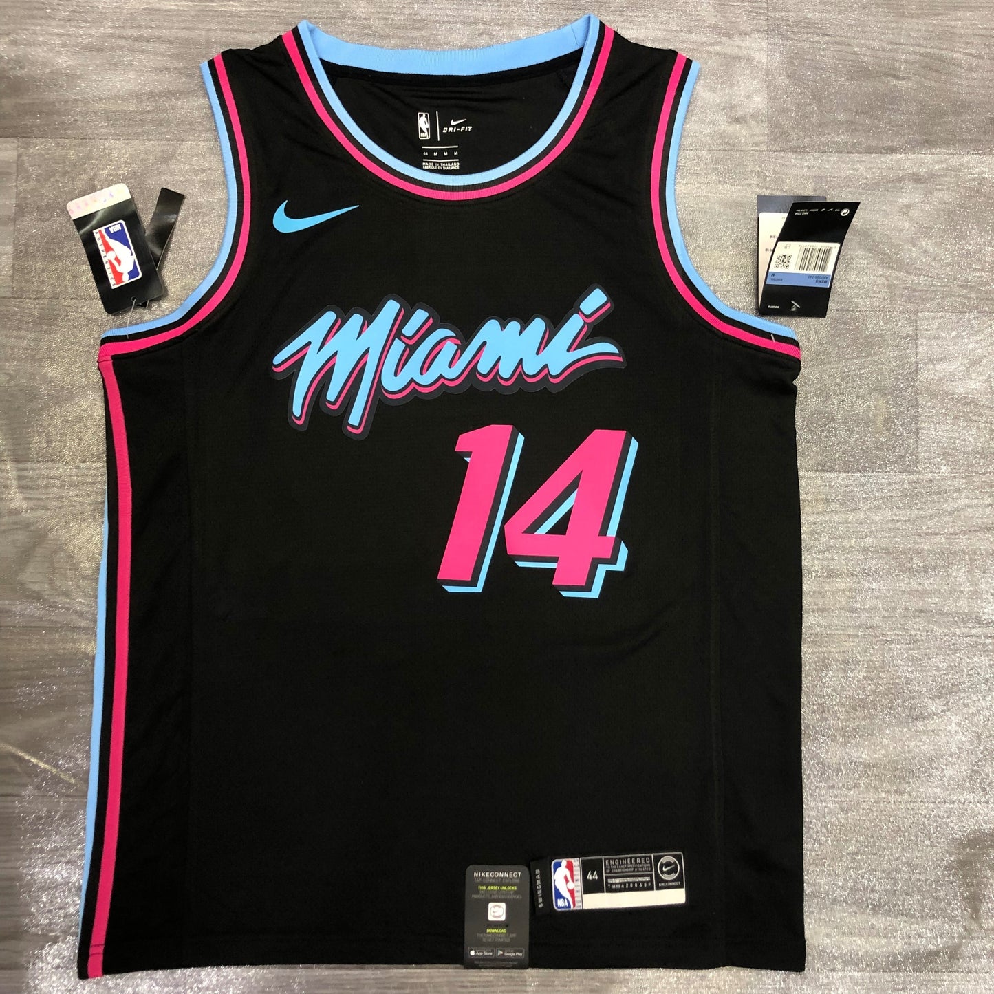 Miami Heat "Vice" Black Swingman Jersey