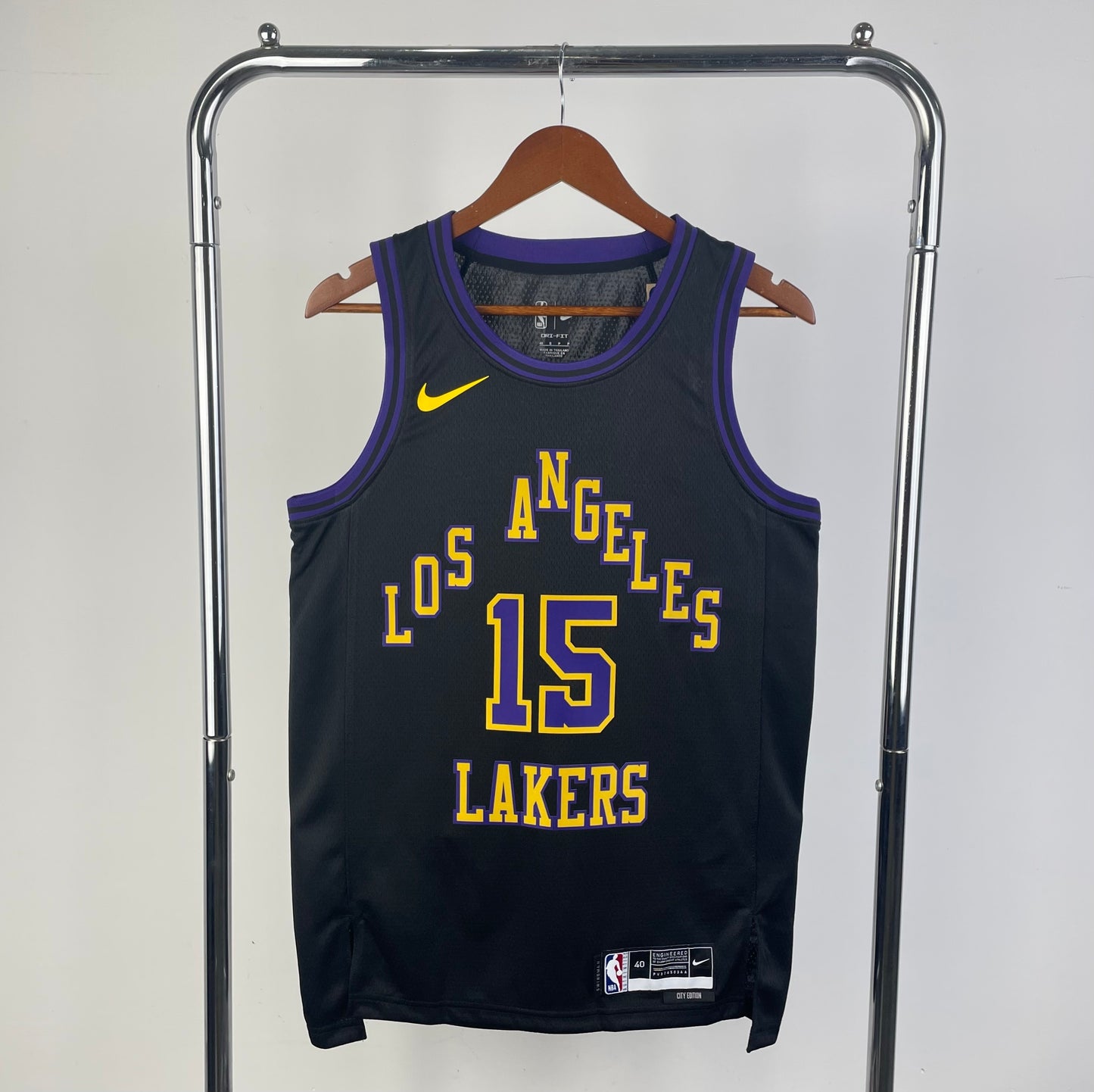 Los Angeles Lakers City Edition Black Swingman Jersey