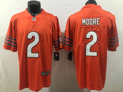 Chicago Bears Orange Alternate Game Jersey