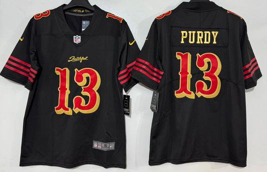 Brock Purdy #13 San Francisco 49ers Black "Rivalry Series" 2025 Jersey