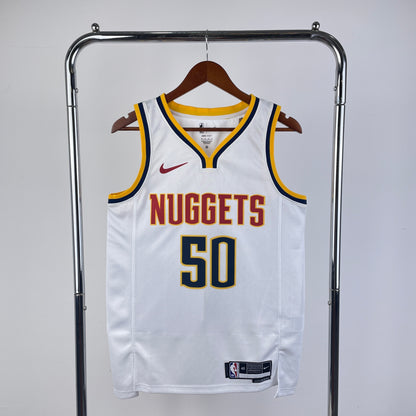 Denver Nuggets Association Edition White Swingman Jersey