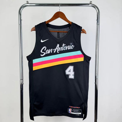 San Antonio Spurs 25-26 Black Swingman Jersey