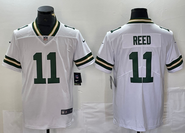 Green Bay Packers White Team Game Jersey