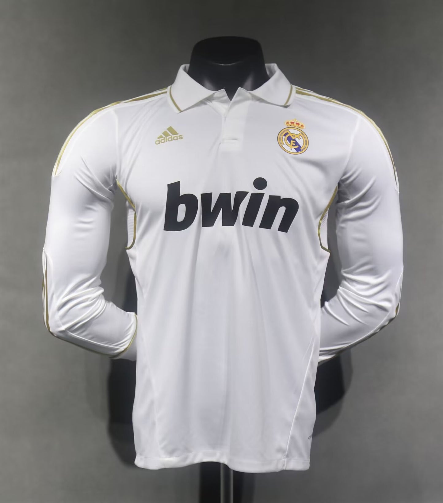 Real Madrid 11-12 Home Long Sleeve Retro Jersey