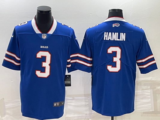 Damar Hamlin #3 Buffalo Bills Royal Blue Home 2025 Jersey