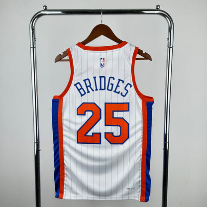 New York Knicks 24-25 White City Edition Jersey