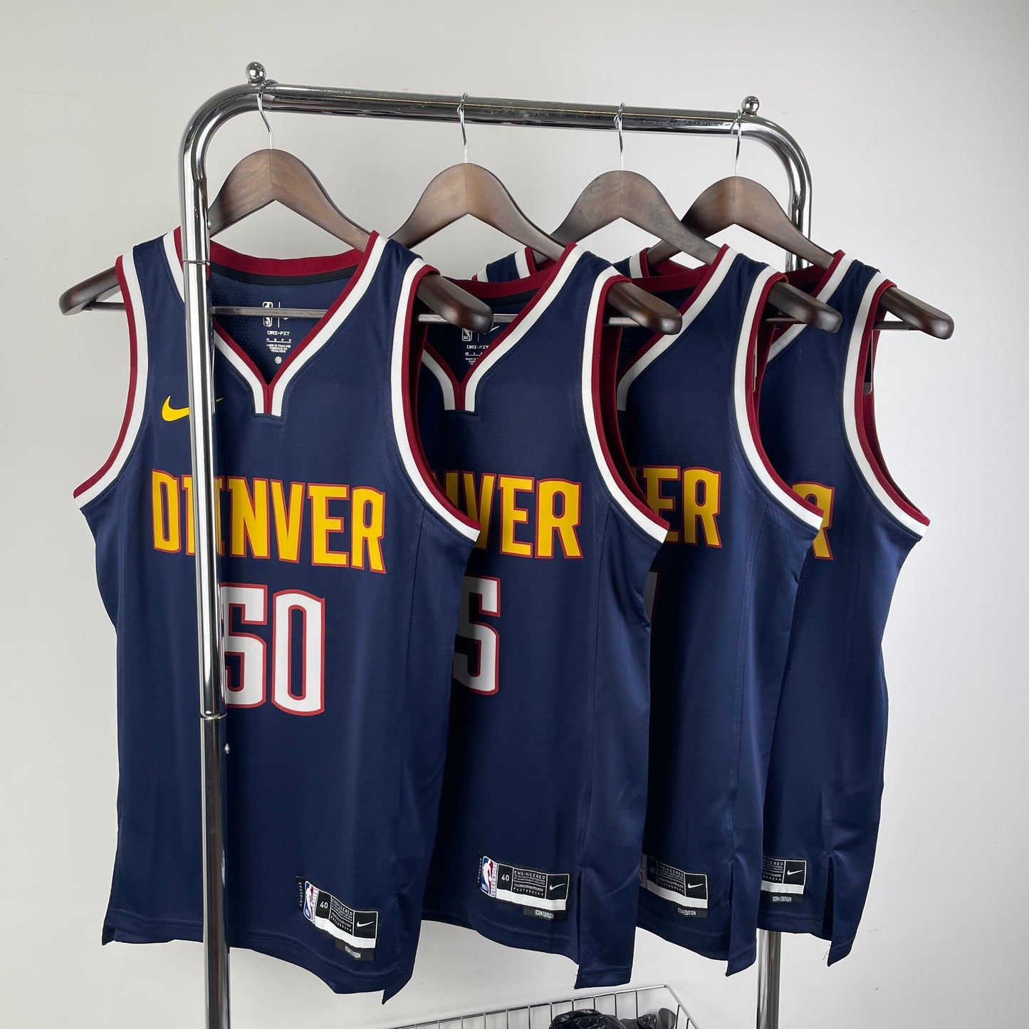 Denver Nuggets Icon Edition Navy Swingman Jersey