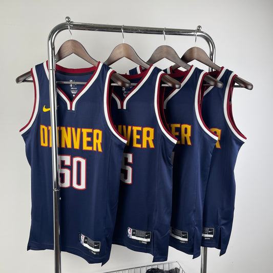 Denver Nuggets Icon Edition Navy Swingman Jersey