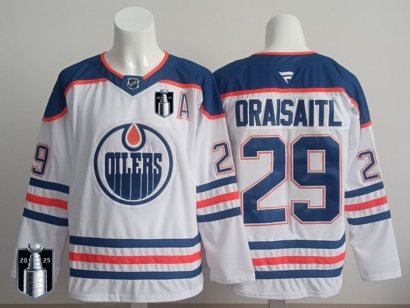 Edmonton Oilers Fanatics White Away Premium Player Jersey