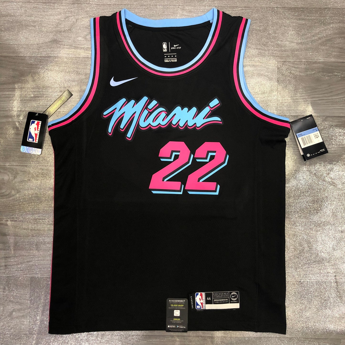 Miami Heat "Vice" Black Swingman Jersey