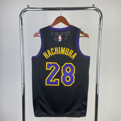 Los Angeles Lakers City Edition Black Swingman Jersey