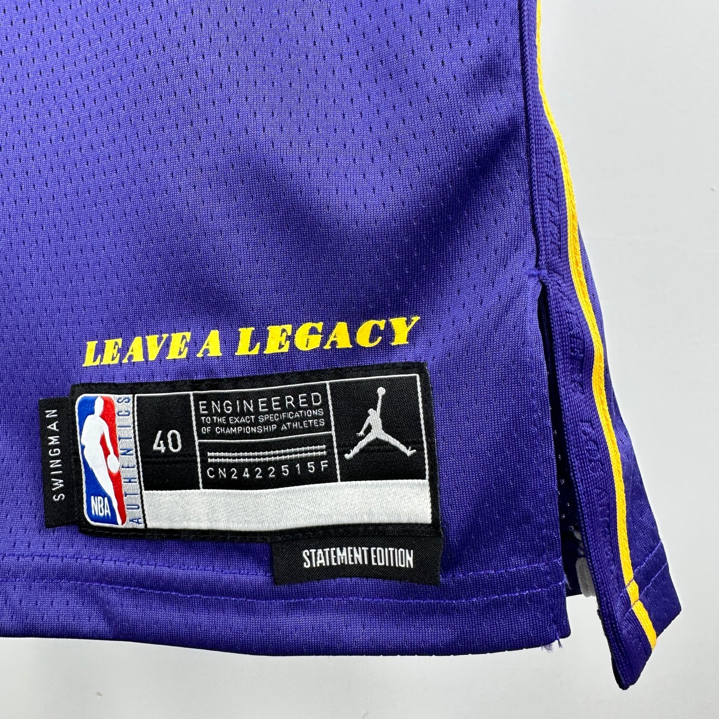 Los Angeles Lakers Purple Swingman Statement Edition Jersey
