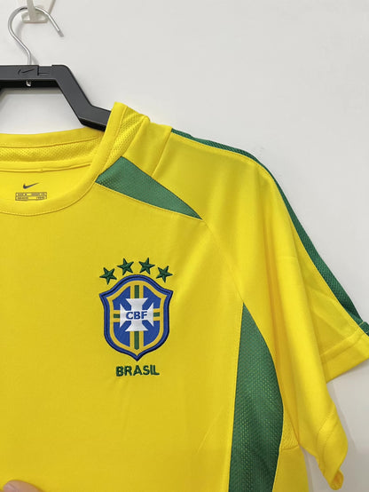 Brazil 2002 Home Retro Jersey