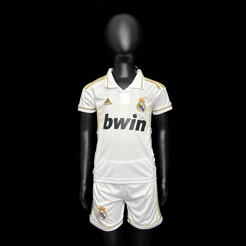 Real Madrid 11-12 Home Kid's Retro Kit