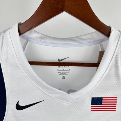 James #6 USA 2024 White Home Limited Jersey