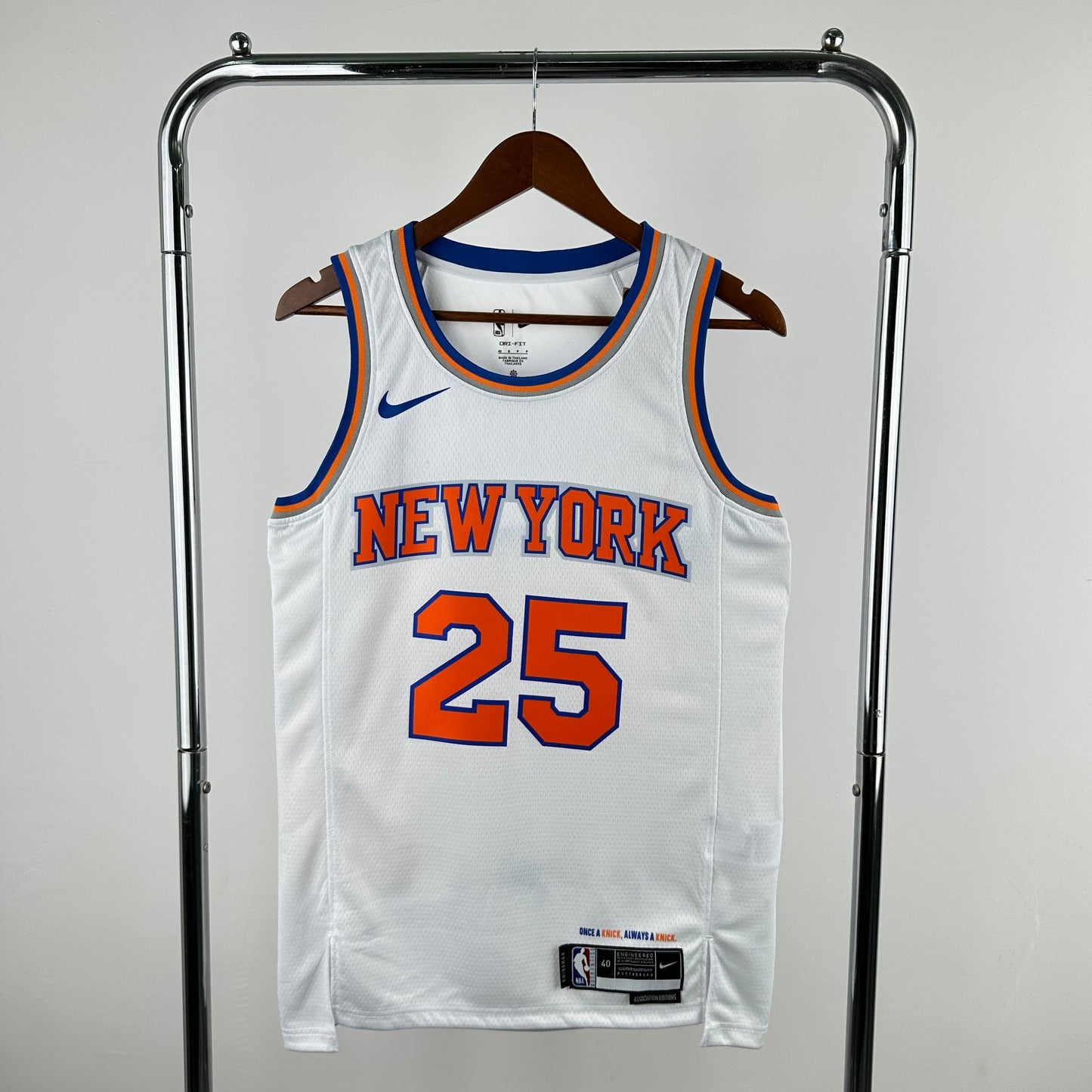 New York Knicks 24-25 White Association Edition Swingman Jersey