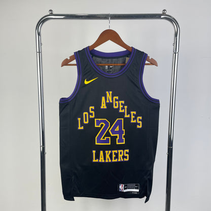 Los Angeles Lakers City Edition Black Swingman Jersey