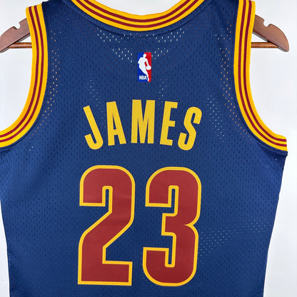 Cleveland Cavaliers 15-16 Navy James #23 Hardwood Classics Jersey