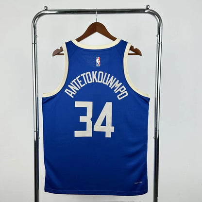 Milwaukee Bucks 24-25 City Edition Blue Jersey