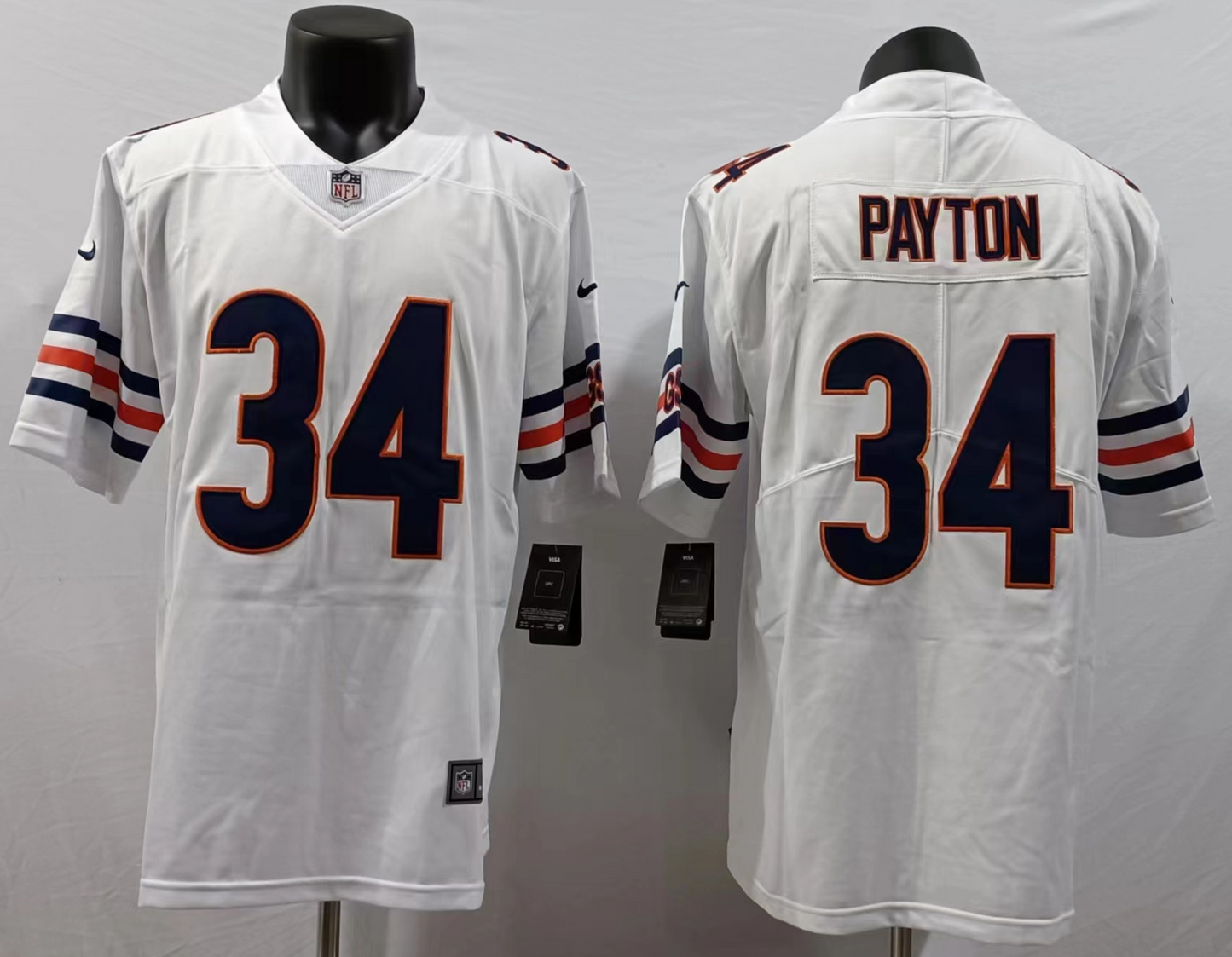 Chicago Bears White Team Game Jersey