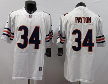 Chicago Bears White Team Game Jersey