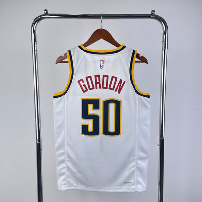 Denver Nuggets Association Edition White Swingman Jersey