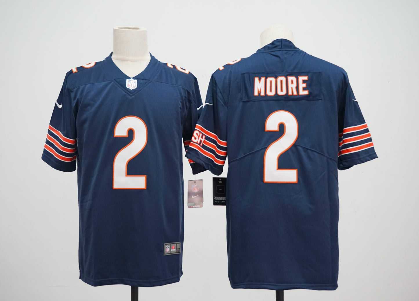 Chicago Bears Navy Team Game Jersey