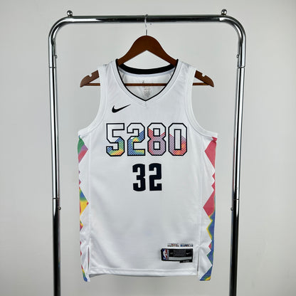 Denver Nuggets 24-25 City Edition White Swingman Jersey