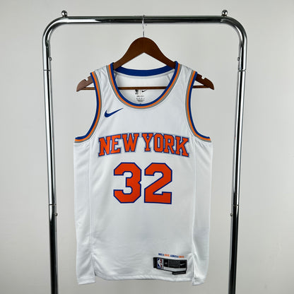 New York Knicks 24-25 White Association Edition Swingman Jersey