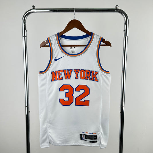 New York Knicks 24-25 White Association Edition Swingman Jersey