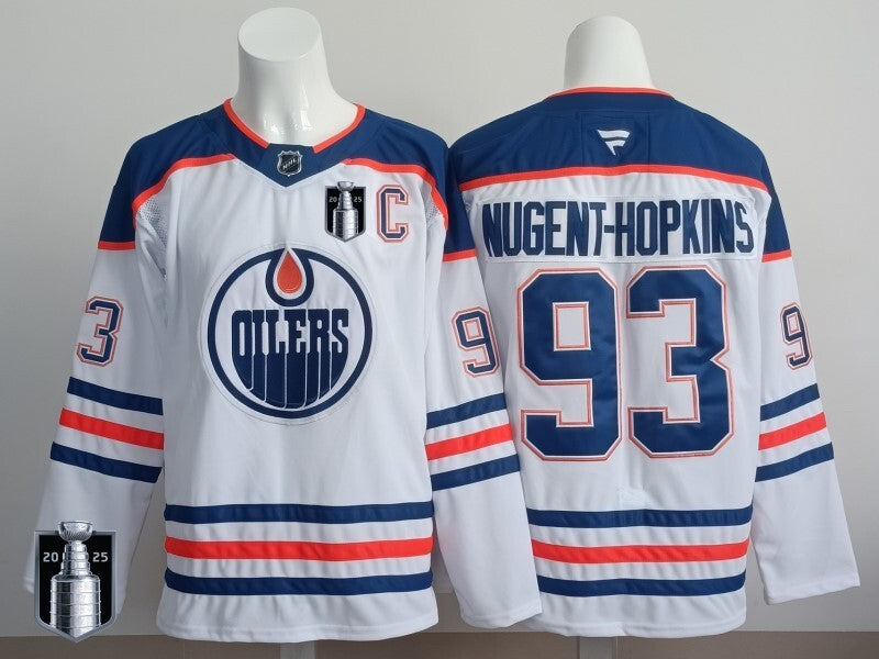 Edmonton Oilers Fanatics White Away Premium Player Jersey